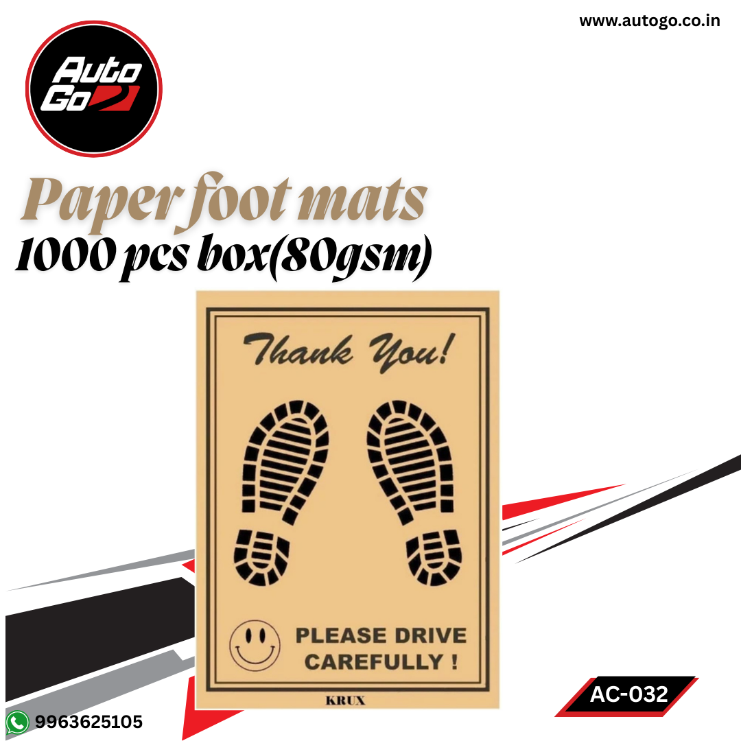 Car Paper Foot Mat 1000 pcs Box