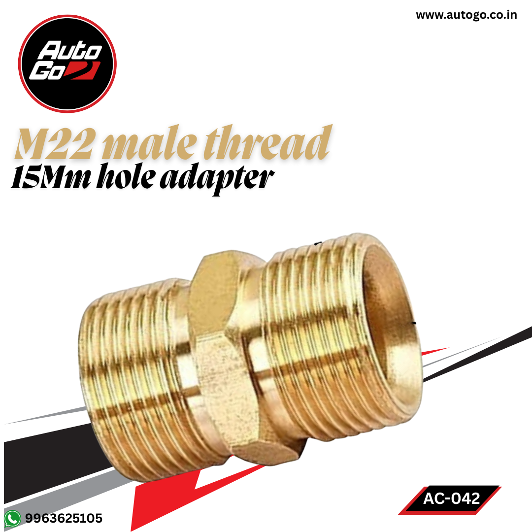 M22 Male Thread 15Mm Hole Adapter