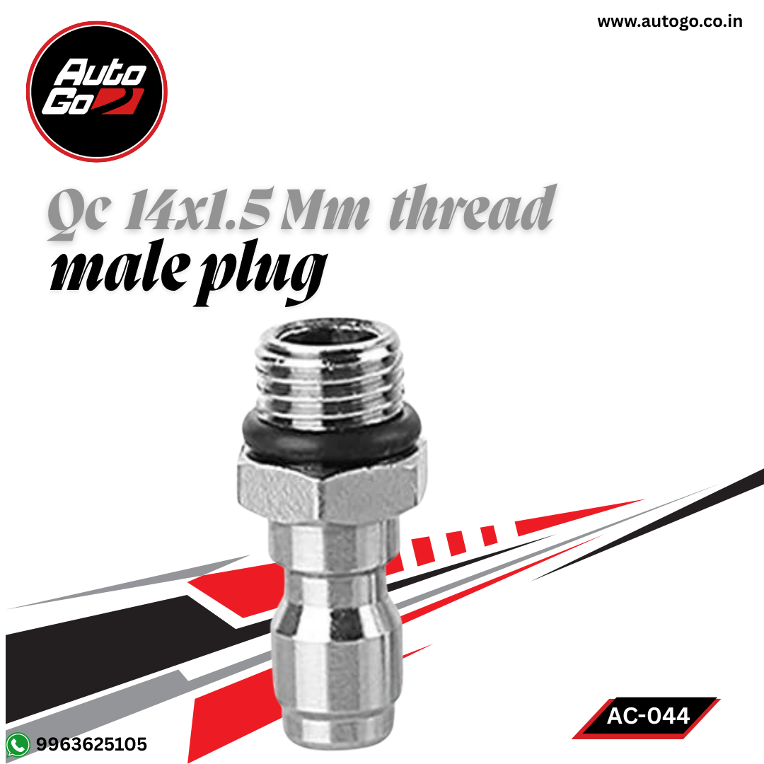QC 14x1.5Mm Thread Male Plug